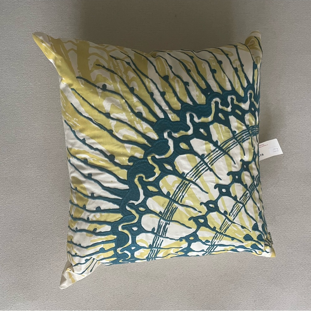 Designed couch pillow